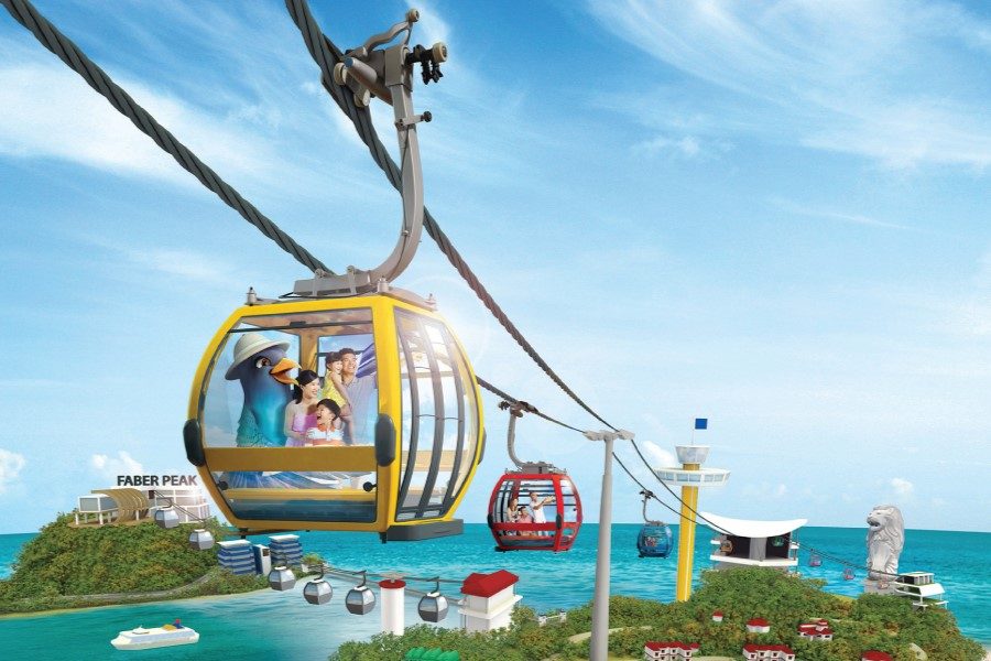 Singapore Santosa Island Cable Car Sky Pass (Return)